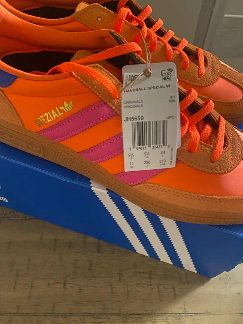 Adidas Handball Spezial W Shoes Orange Pink Purple Size 9.5 - photo 3