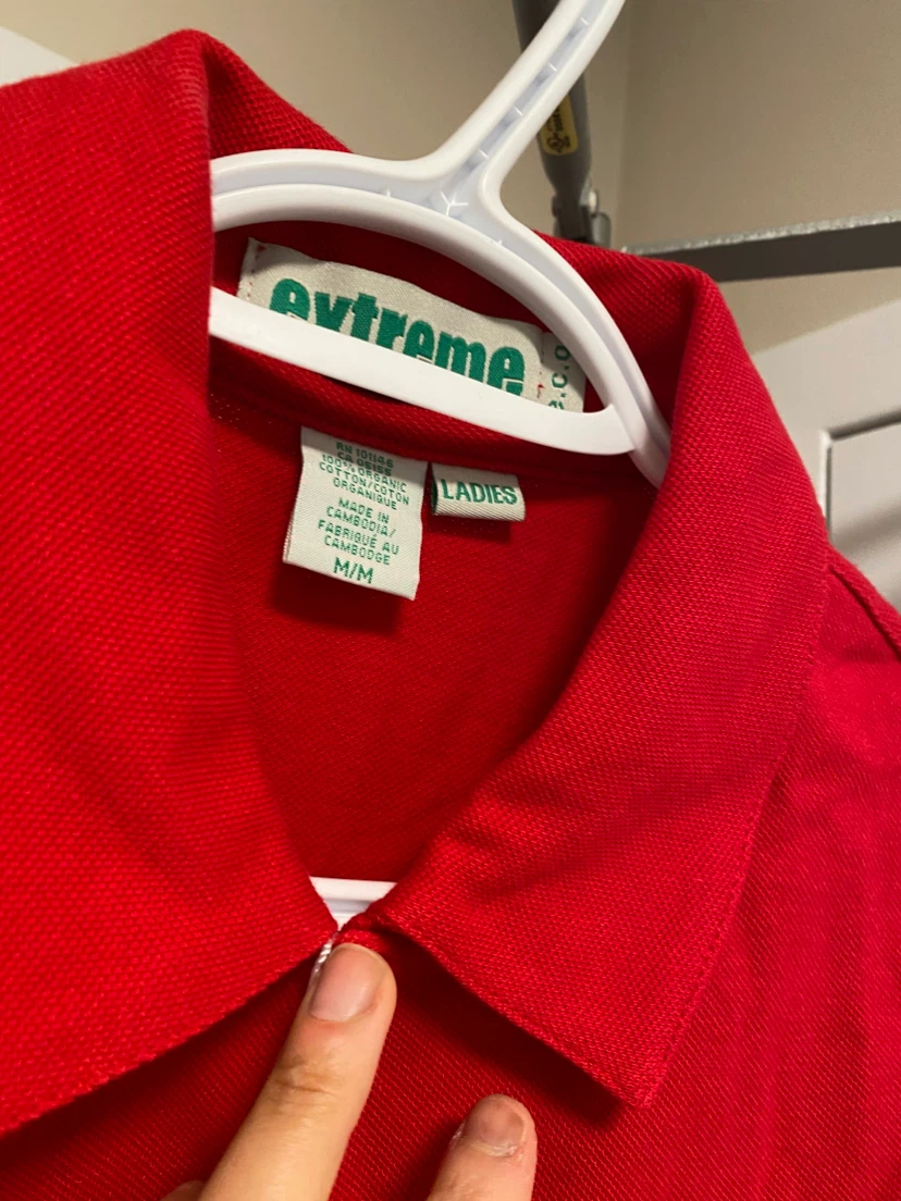 Extreme Ladies Red Polo Shirt M/M(100%cotton) - photo 3