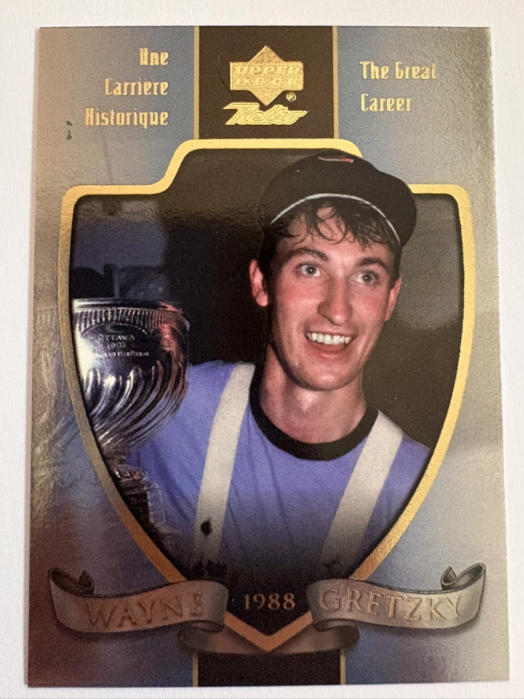 Wayne Gretzky 1988 Upper Deck Hockey Card