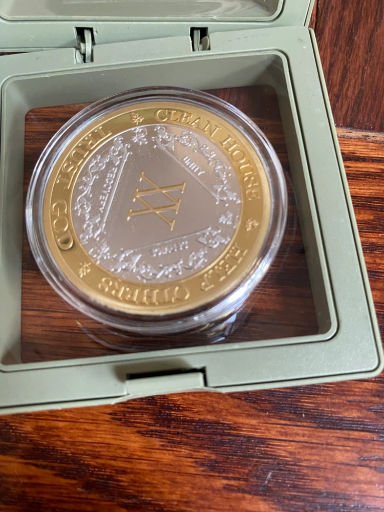 Gosin AA 20 Year Recovery Coin - photo 3
