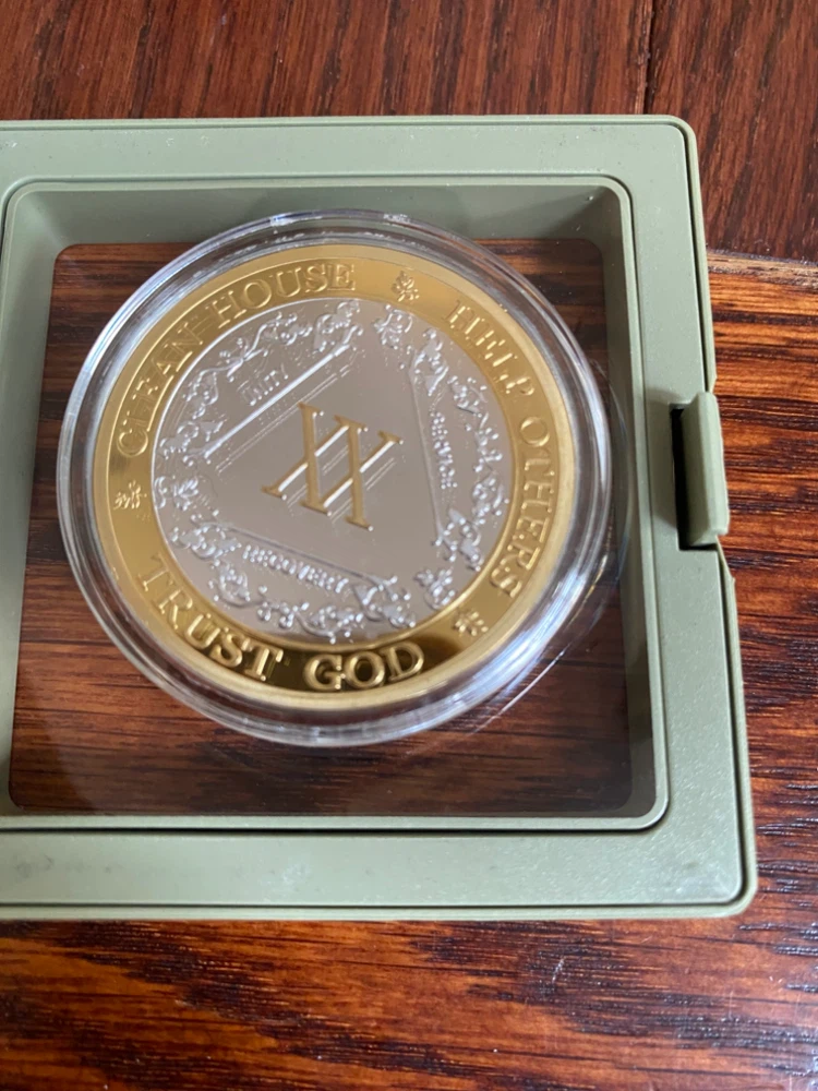 Gosin AA 20 Year Recovery Coin - photo 4