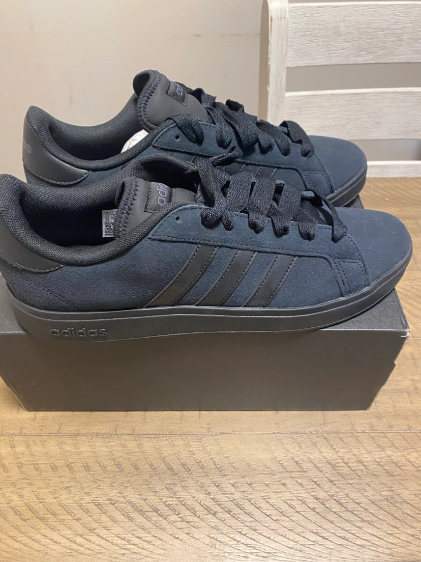 Brand new Adidas Black Suede Sneakers