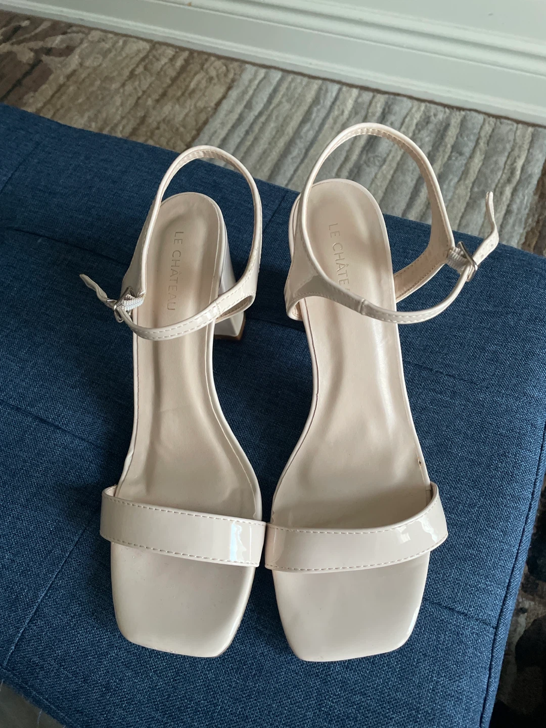 LE CHATEAU Block Heel Sandals - Beige - photo 2