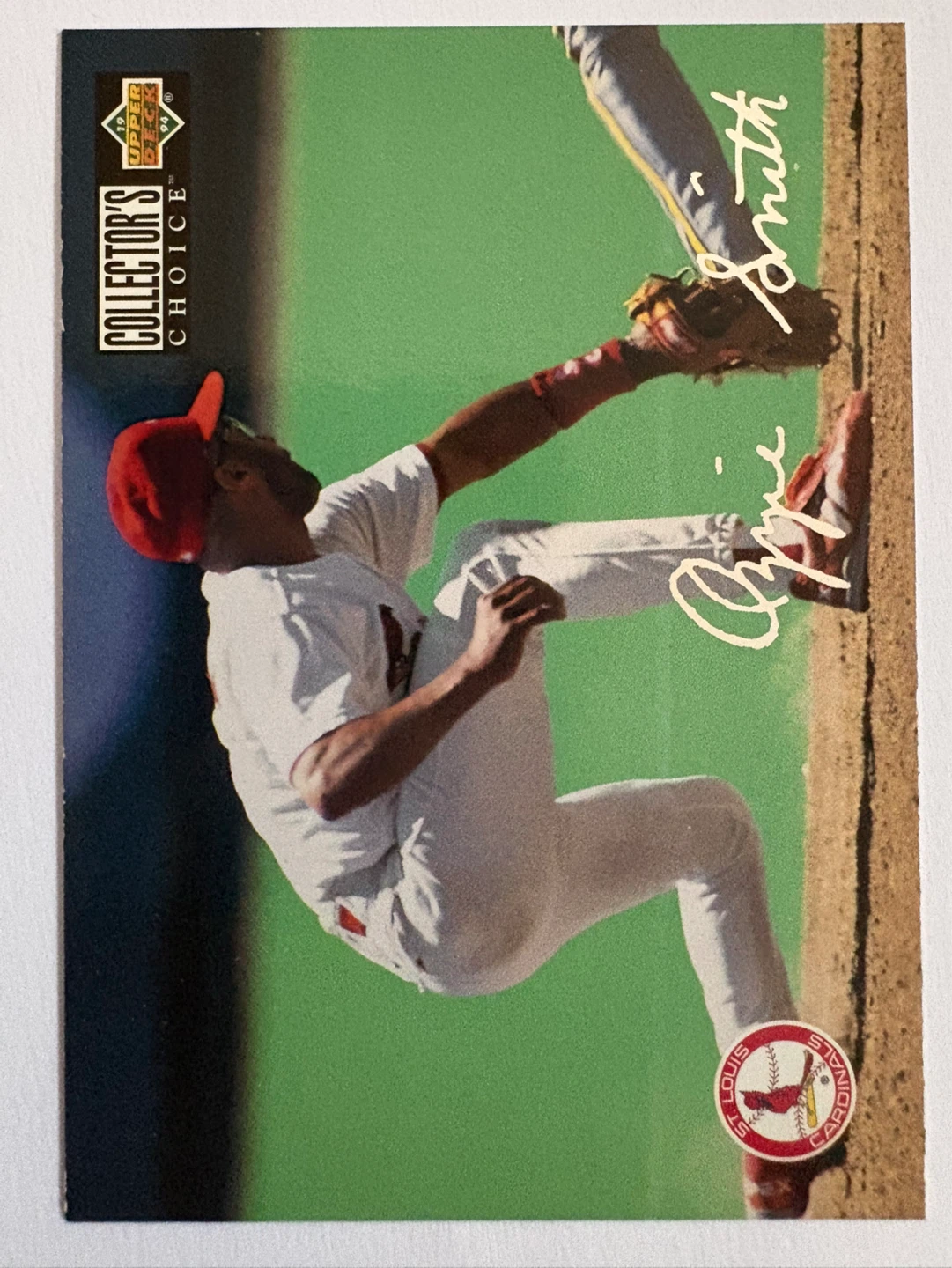 1994 Upper Deck Collector's Choice Ozzie Smith Team Checlist