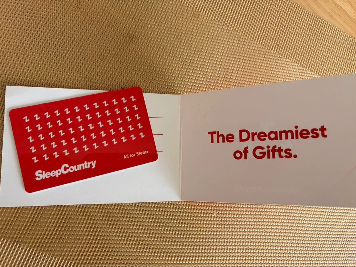 Sleep Country Gift Card - $111.87