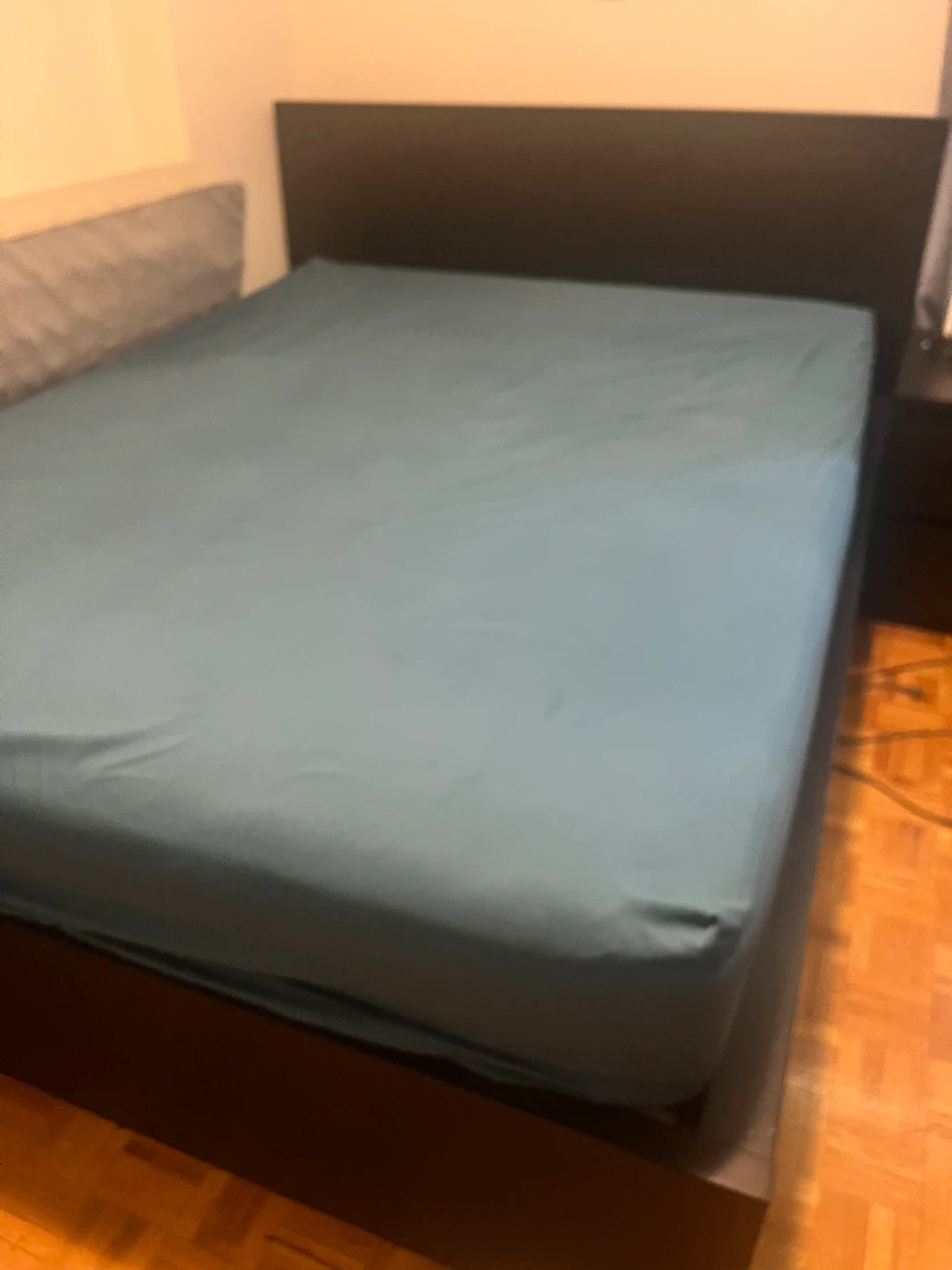 IKEA Queen Storage Bed with SULTAN Mattress
