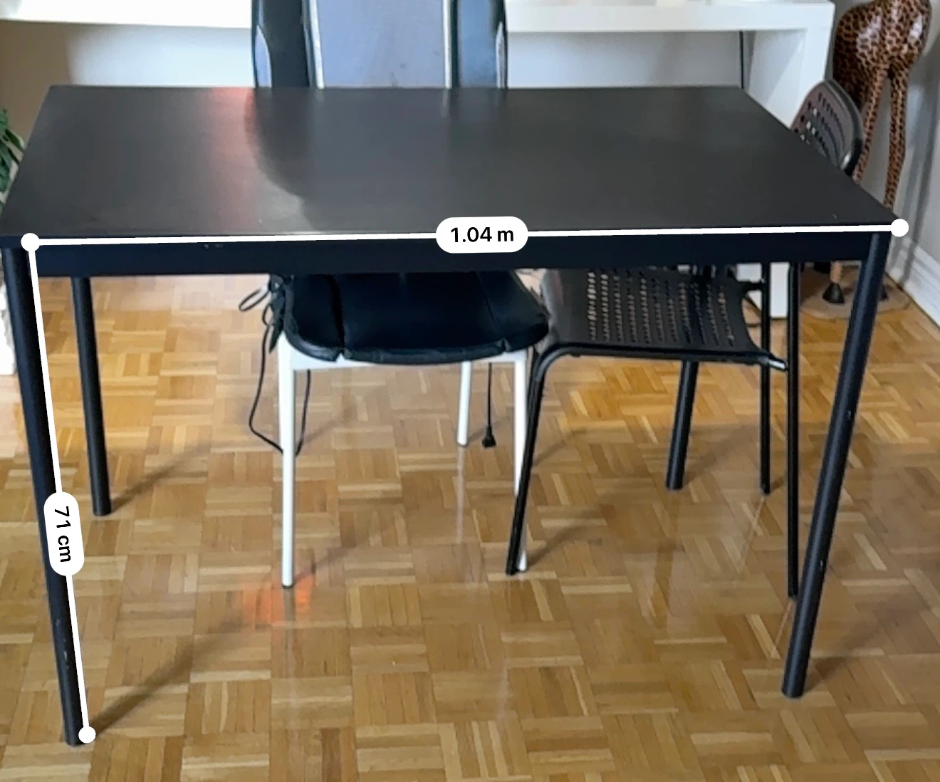 Black IKEA Dining Table - photo 2