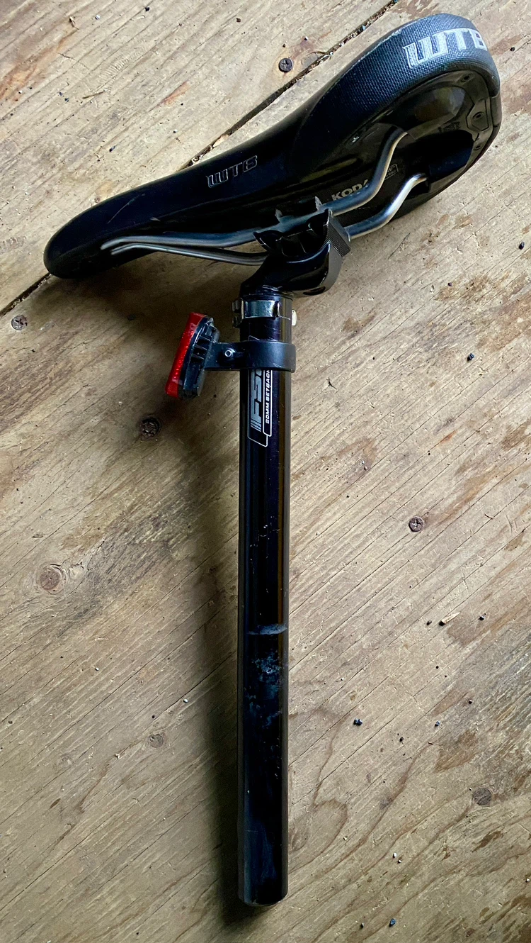 WTB Koda Comp Bike Saddle with Seatpost and Light