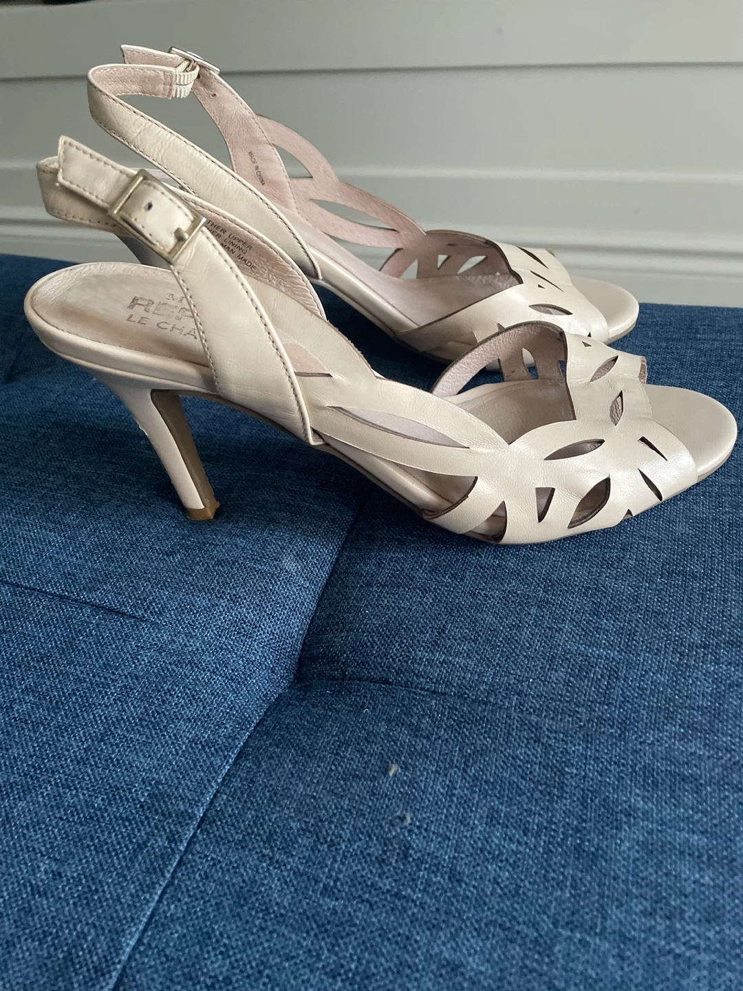 Reflex Le Chateau Cream Slingback Heels - photo 2