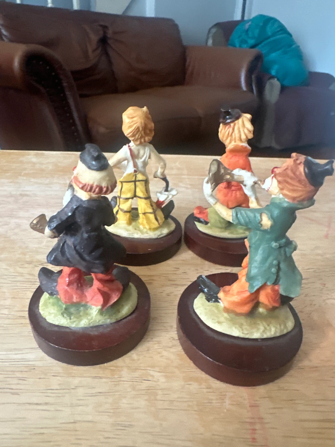 VTG Set of 4 Mini Clown Figurines - photo 2