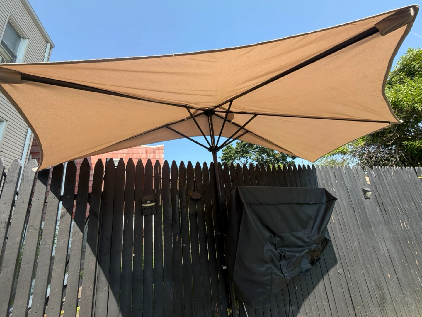 9 ft. Steel Outdoor Patio Market Umbrella - photo 3