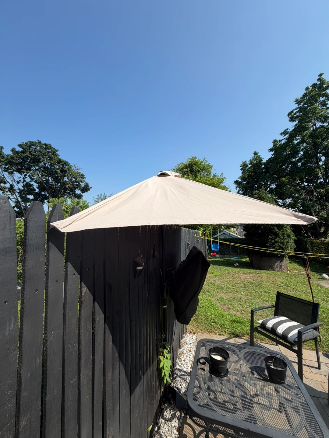 9 ft. Steel Outdoor Patio Market Umbrella - photo 4
