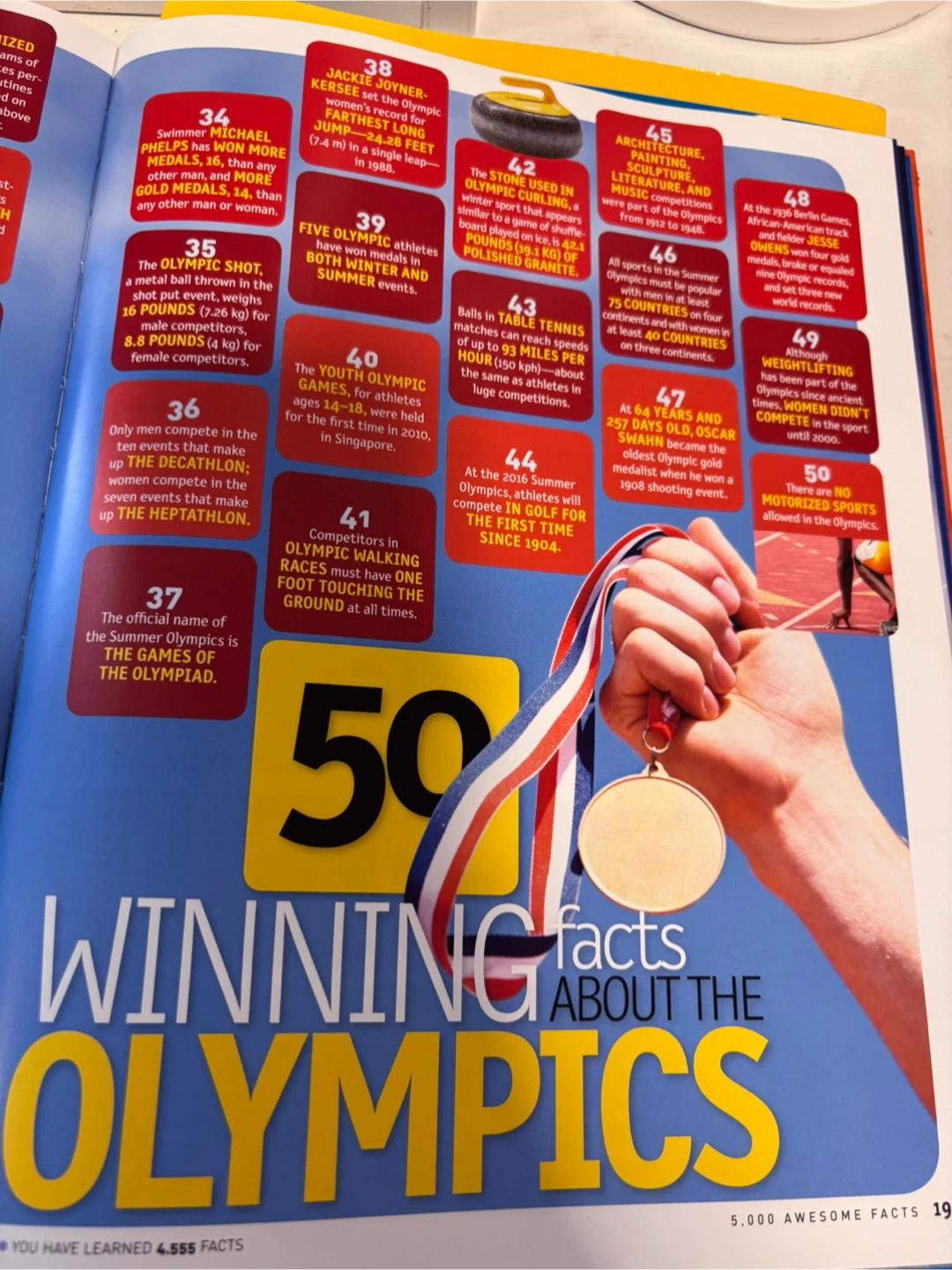 Hardcover - National Geographic Kids 5,000 Awesome Facts Book - photo 4