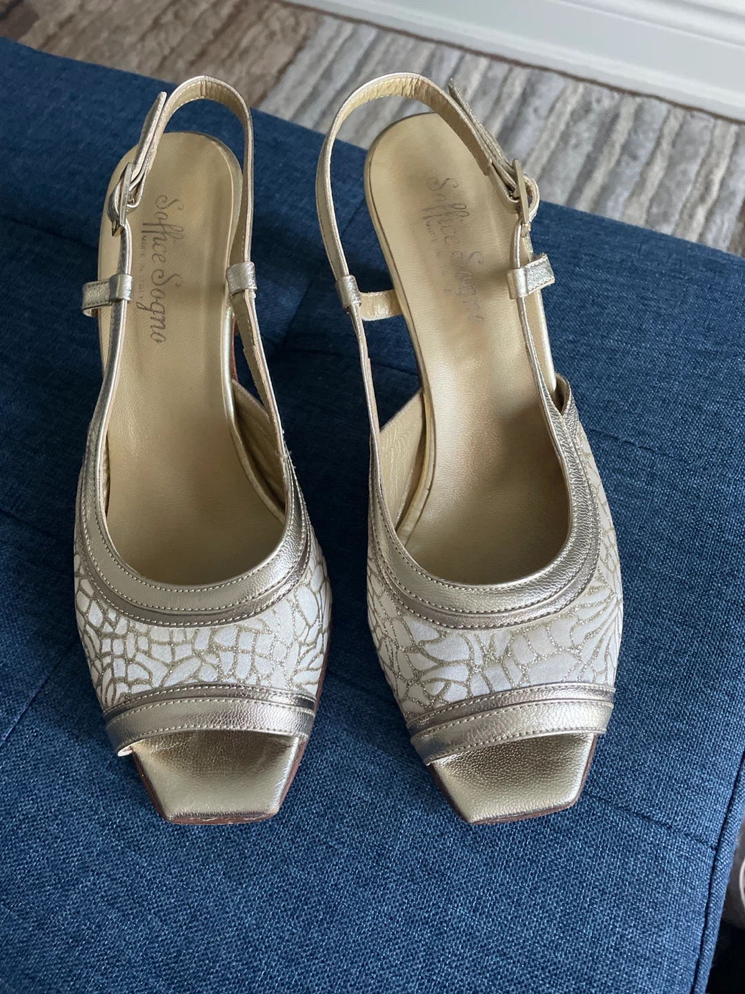 Soffio Di Sofia Slingback Heels