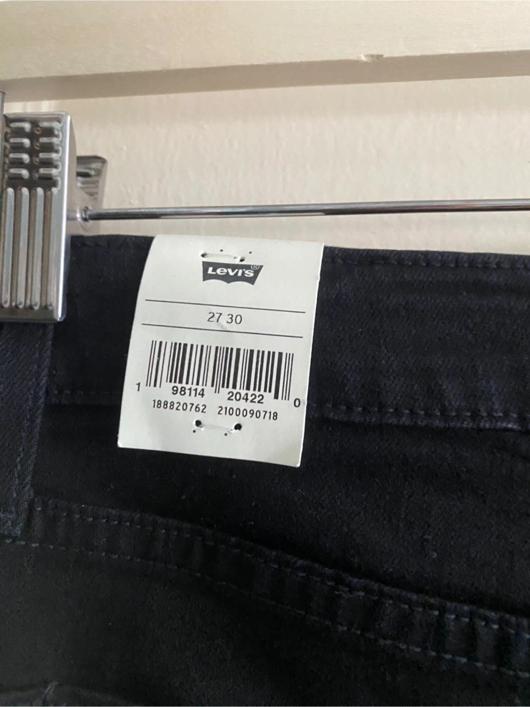 Levi's 721 High-Rise Skinny Jeans Black Size 27x30 - photo 4