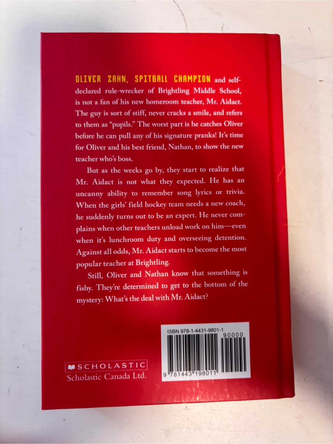 Hardcover The Superteacher Project by Gordon Korman Book - photo 2