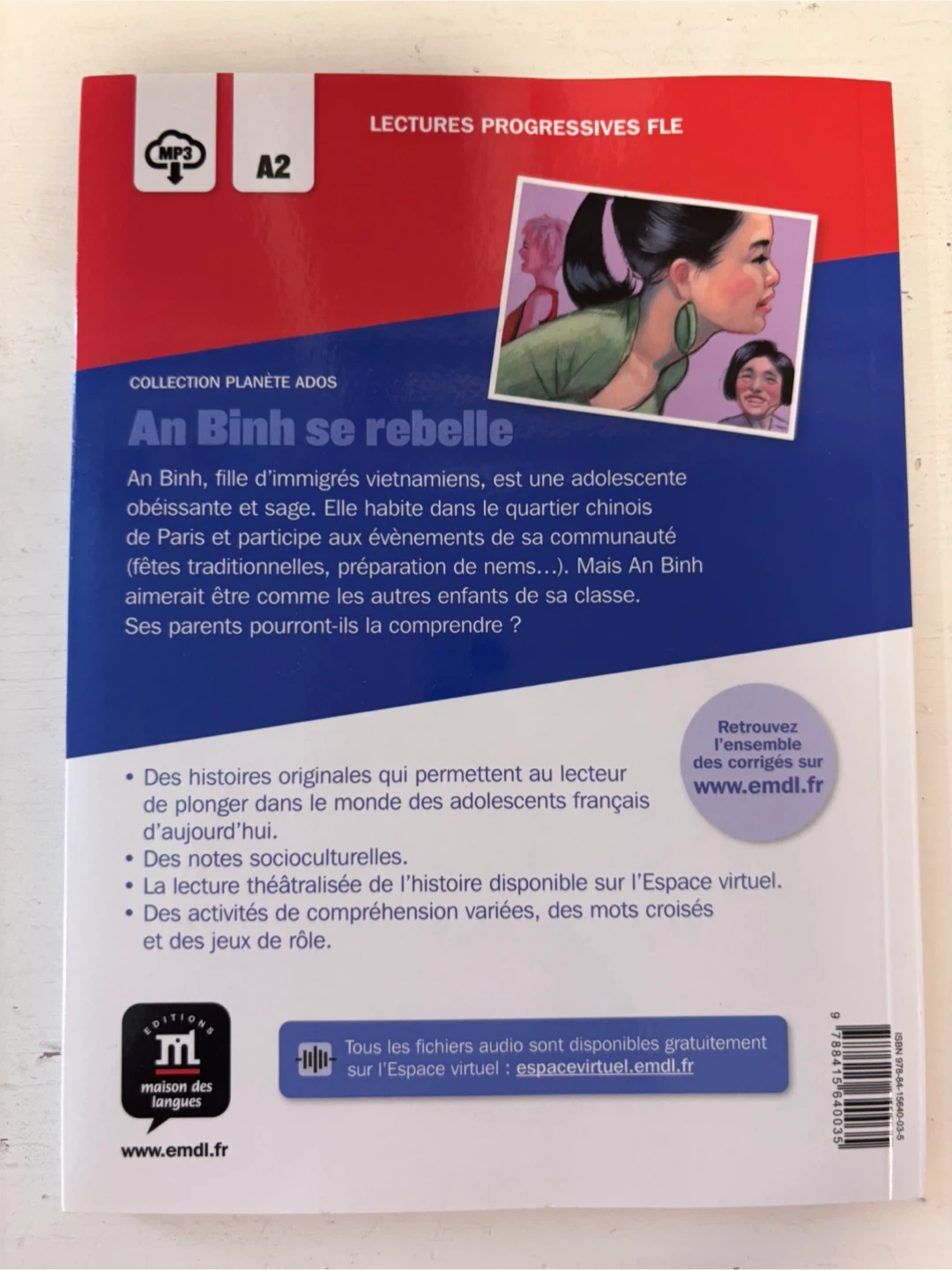 NEW - French FLE A2 Book - An Binh Se Rebelle - photo 2