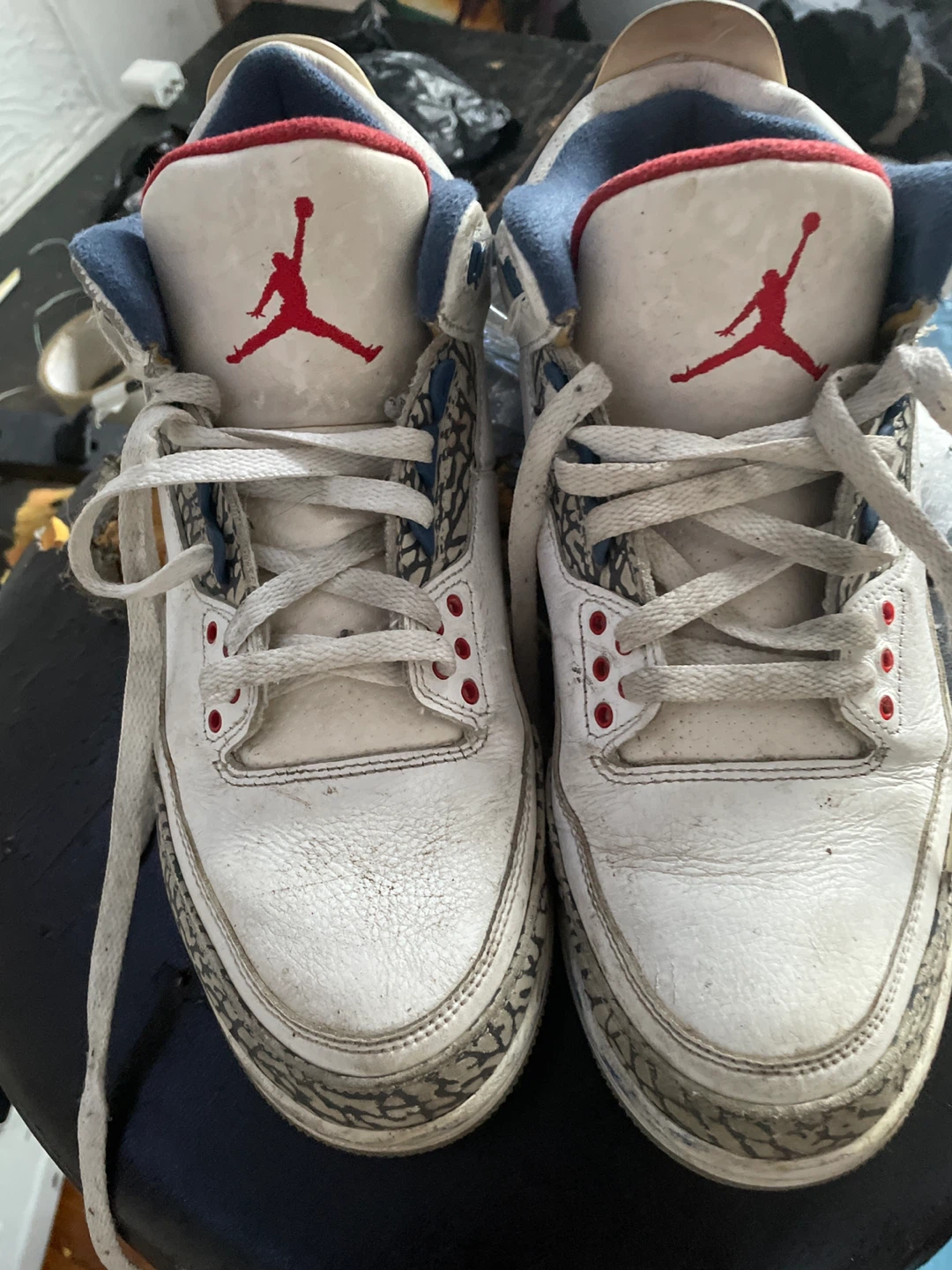 Jordan 3 Retro true blue cooked no box