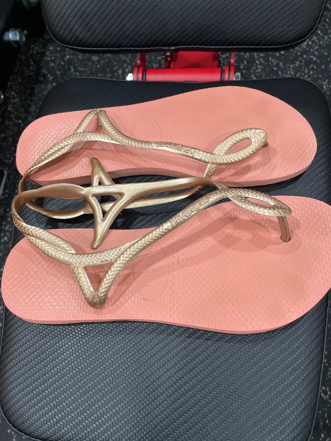 Havaianas Rose Gold Flip Flops