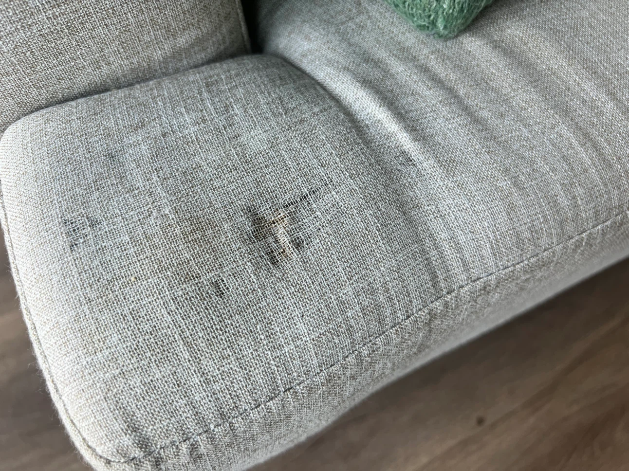 Beige Sofa with Pillows - photo 5