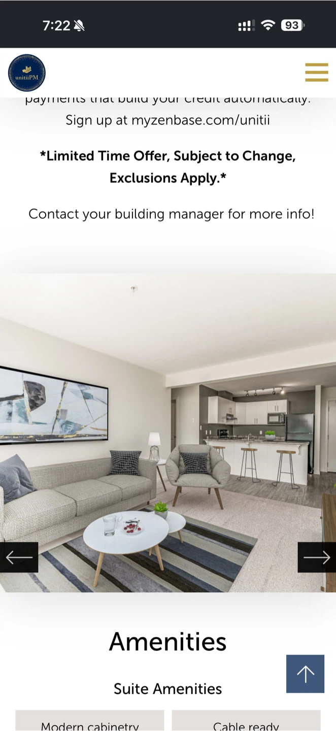 2 bed 1 bath unit for rent