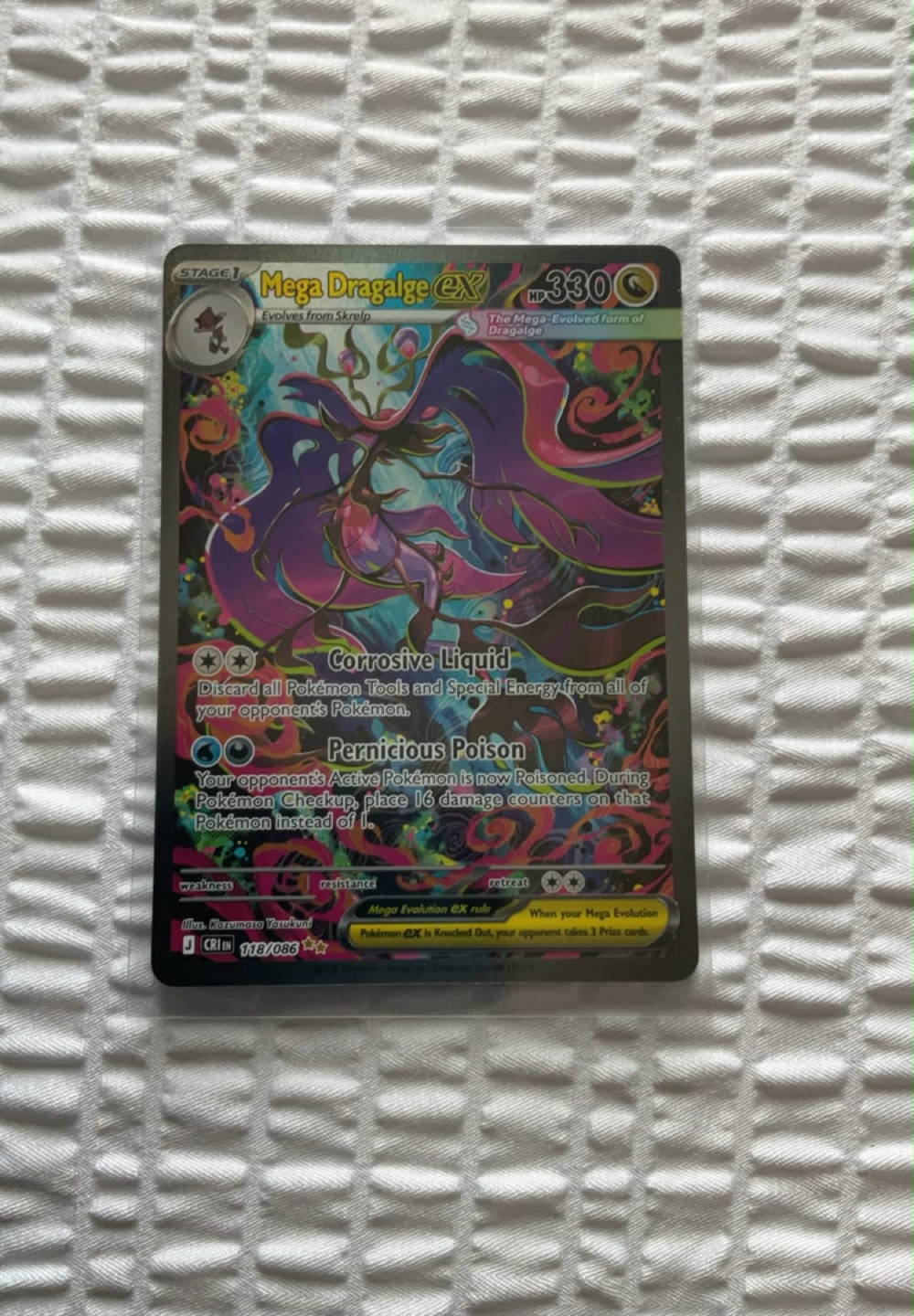 pokemon Mega Dragalge EX (MINT)