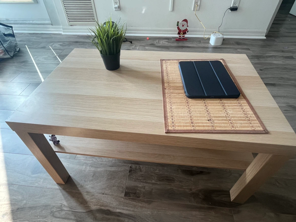 Coffee Table with Shelf - photo 2
