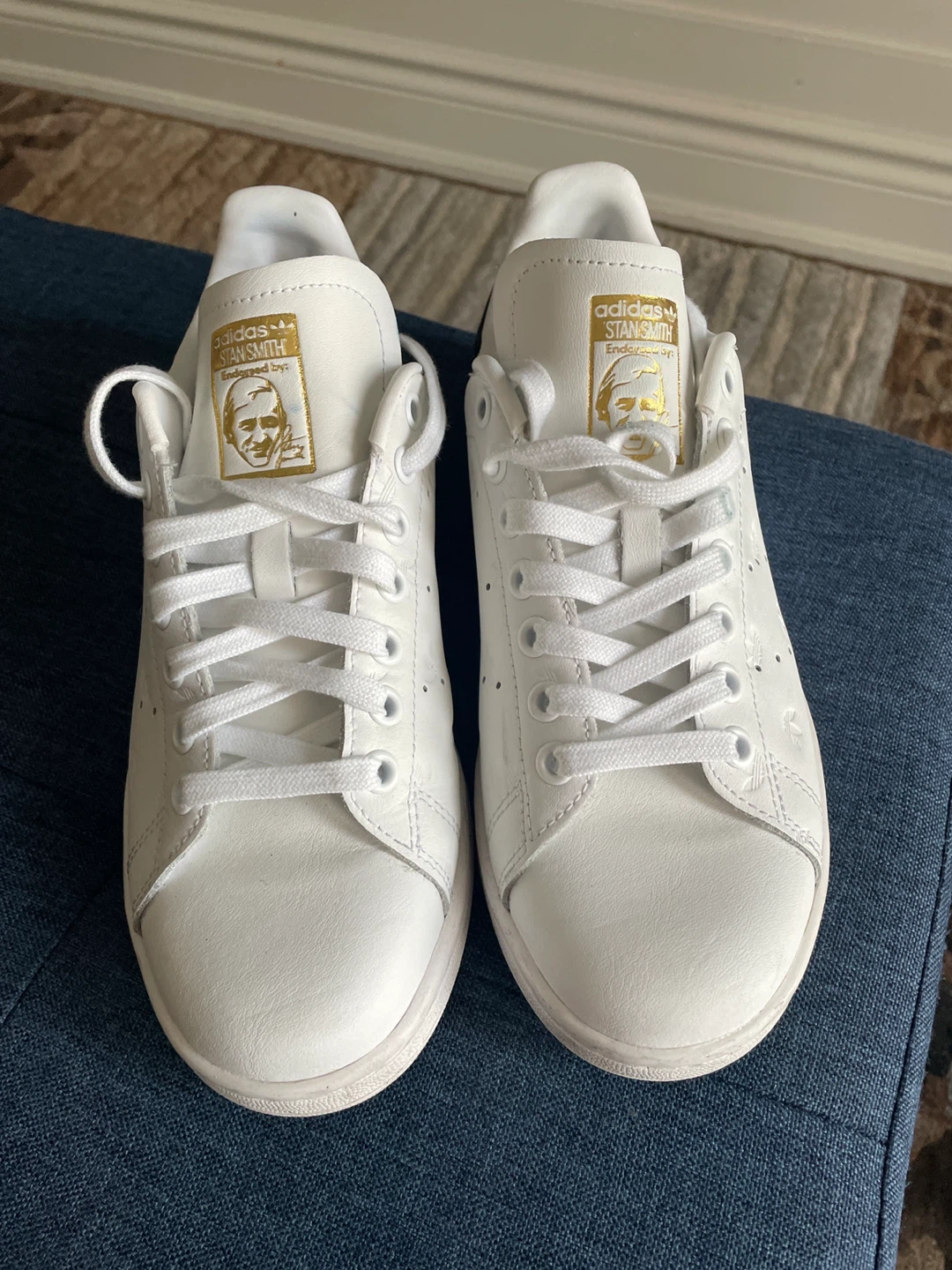 Adidas Stan Smith White Leather Sneakers - photo 2