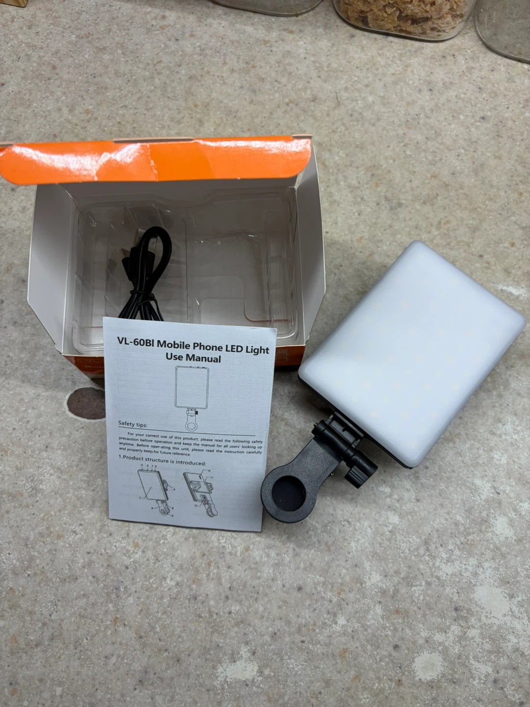 Mobile Phone LED Light VL-60BI - photo 3