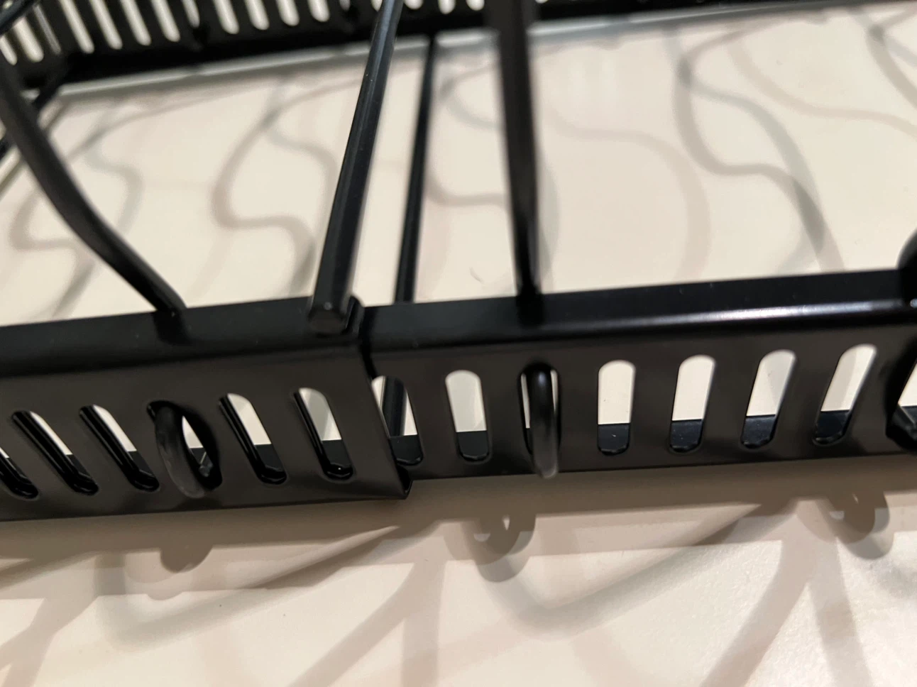 Black Metal Pot Lid and Pan Organizer Rack - photo 3
