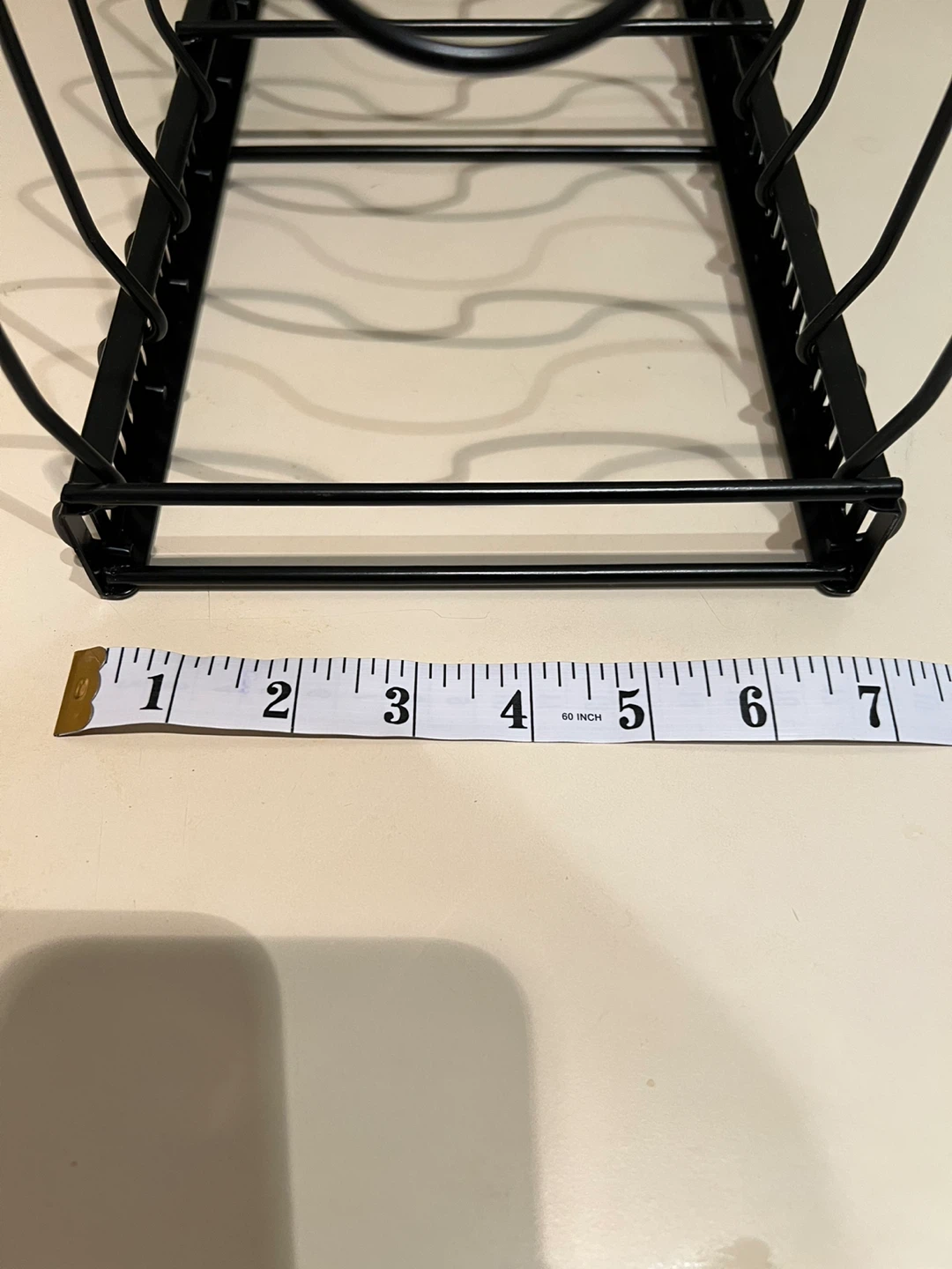 Black Metal Pot Lid and Pan Organizer Rack - photo 4