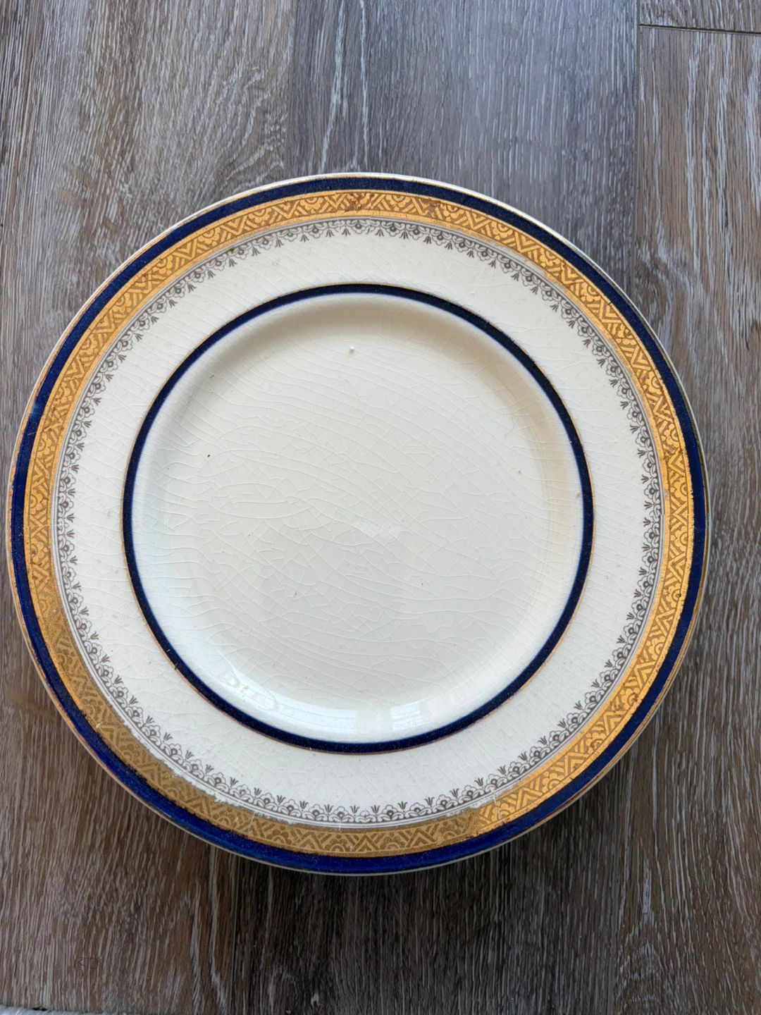 Vintage Royal Myotts Crown Plates (England, 1937).