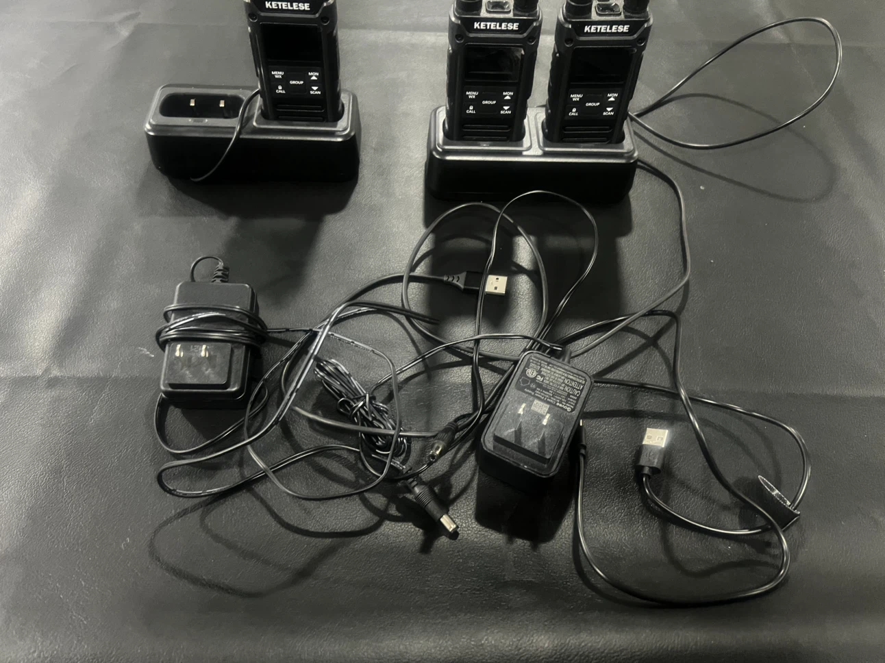 Ketelese Heavy Duty Walkie Talkies - 3 with Chargers - photo 2