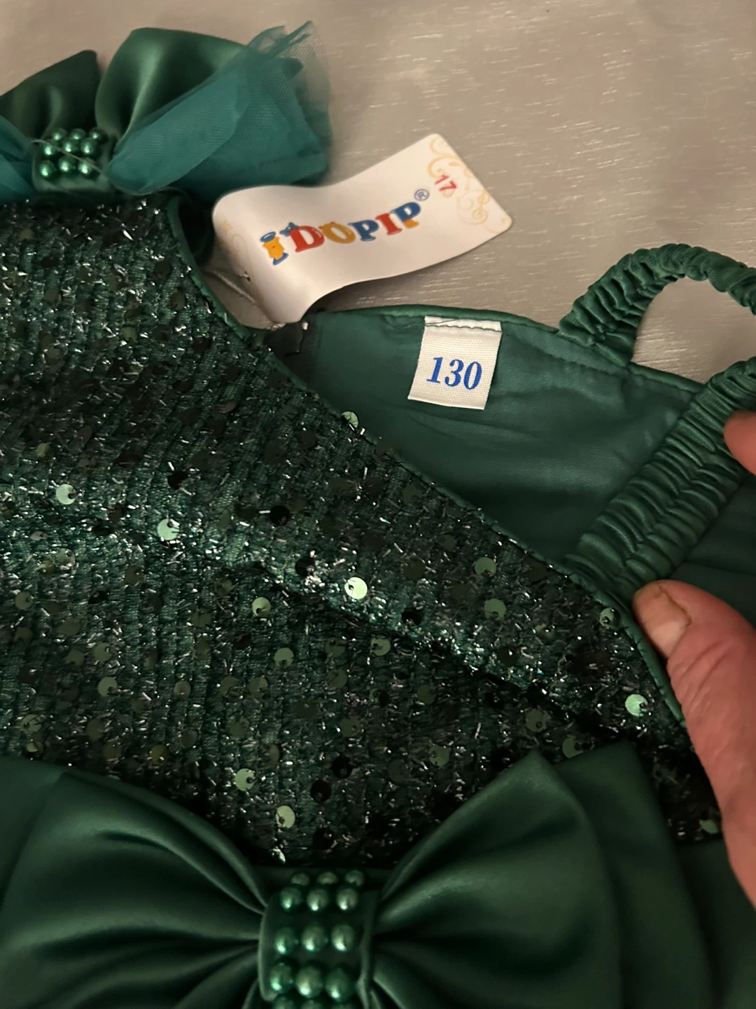 Green Sequin Party Dress - photo 4