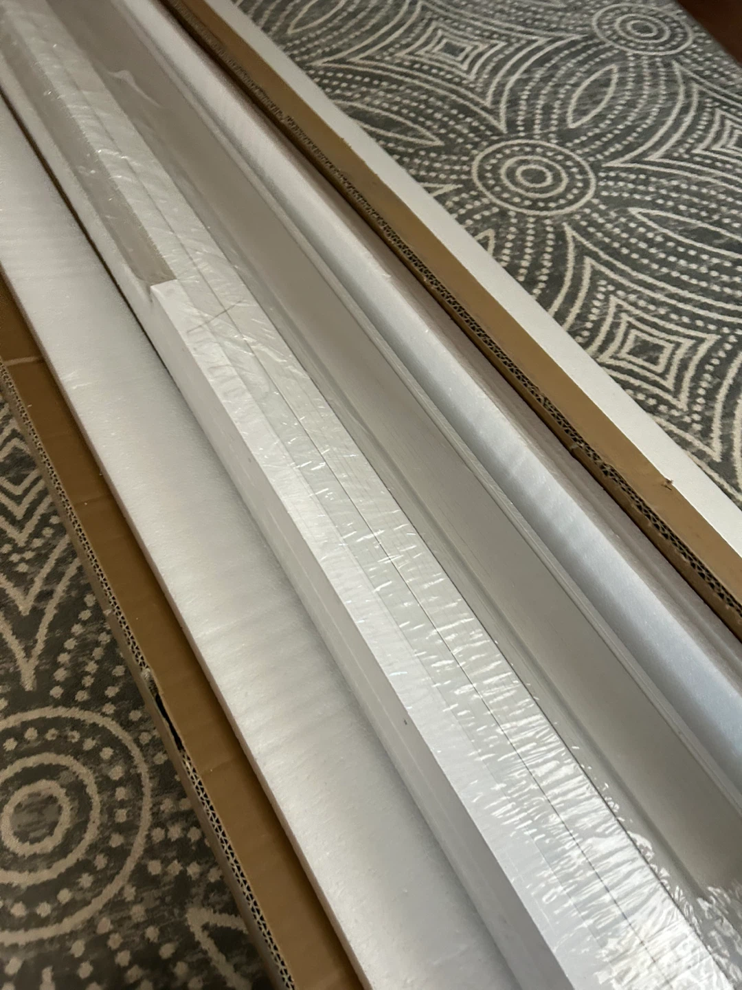 White Folding Door with Clear Panes - 32"x80" - photo 4