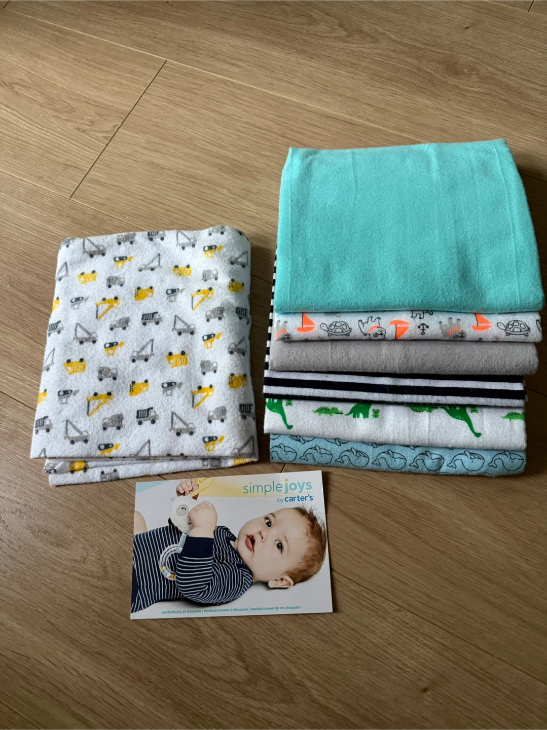 Baby Flannel Receiving Blankets (pack of 7)