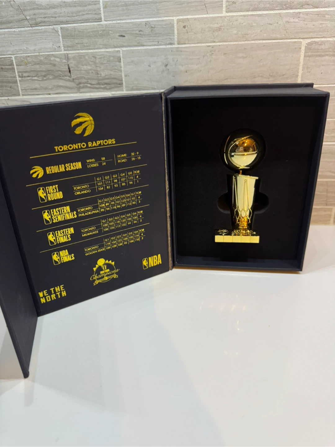Raptors collectible trophy & championship ring - photo 2