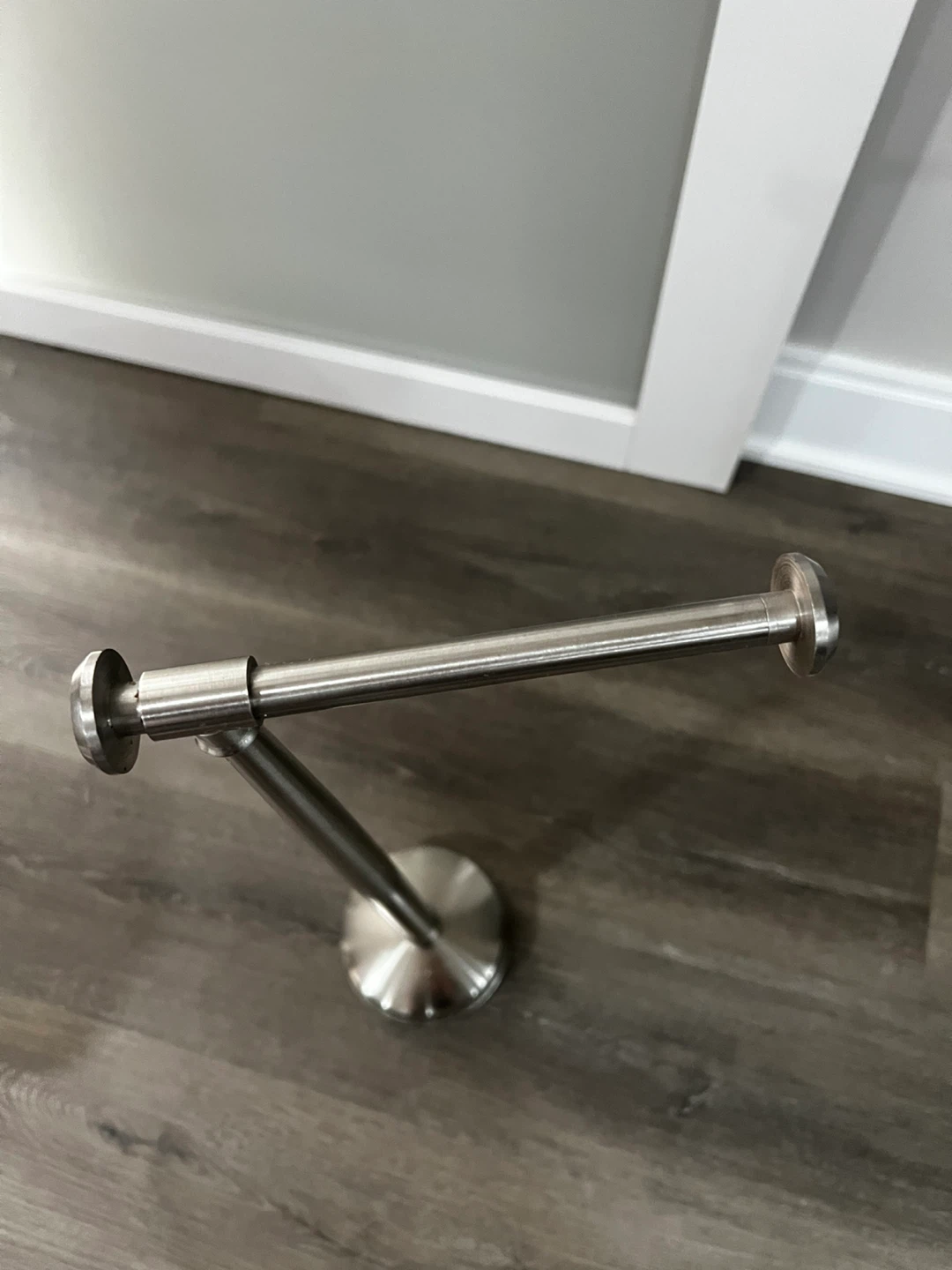 Brushed Nickel Toilet Paper Stand - photo 3