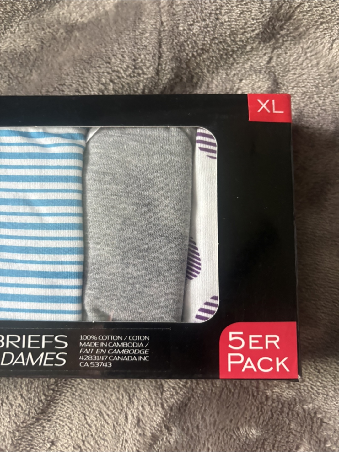 Ladies Bikini Briefs - 5 Pack - XL - photo 2