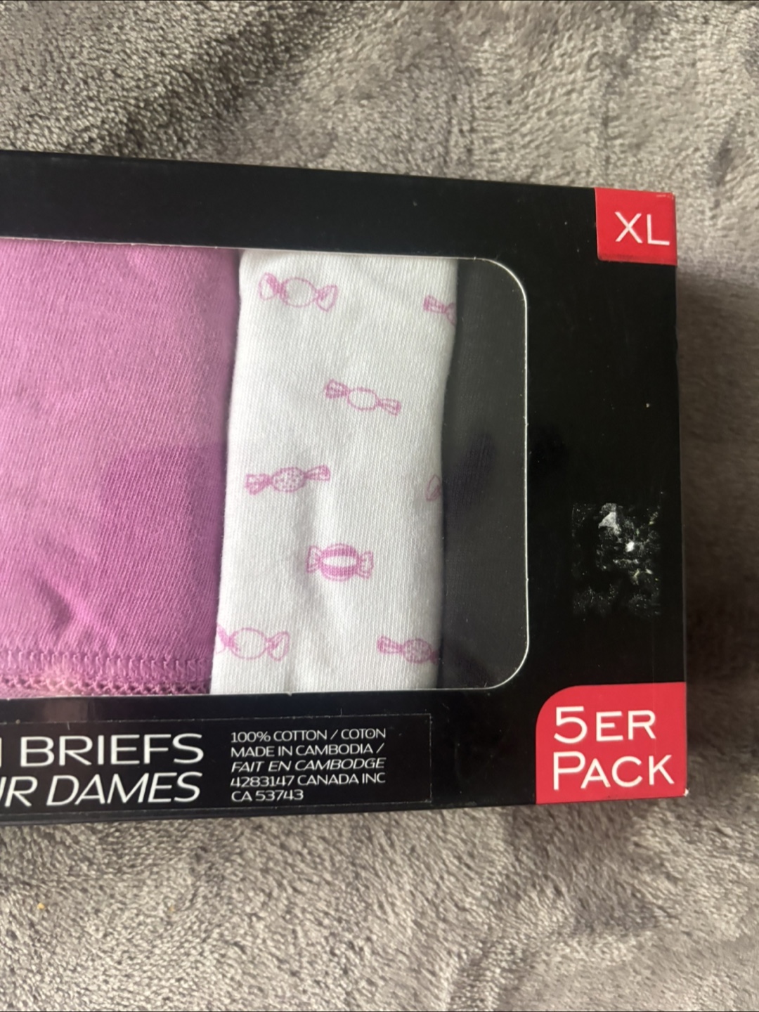 Ladies Bikini Briefs - 5 Pack - XL - photo 2