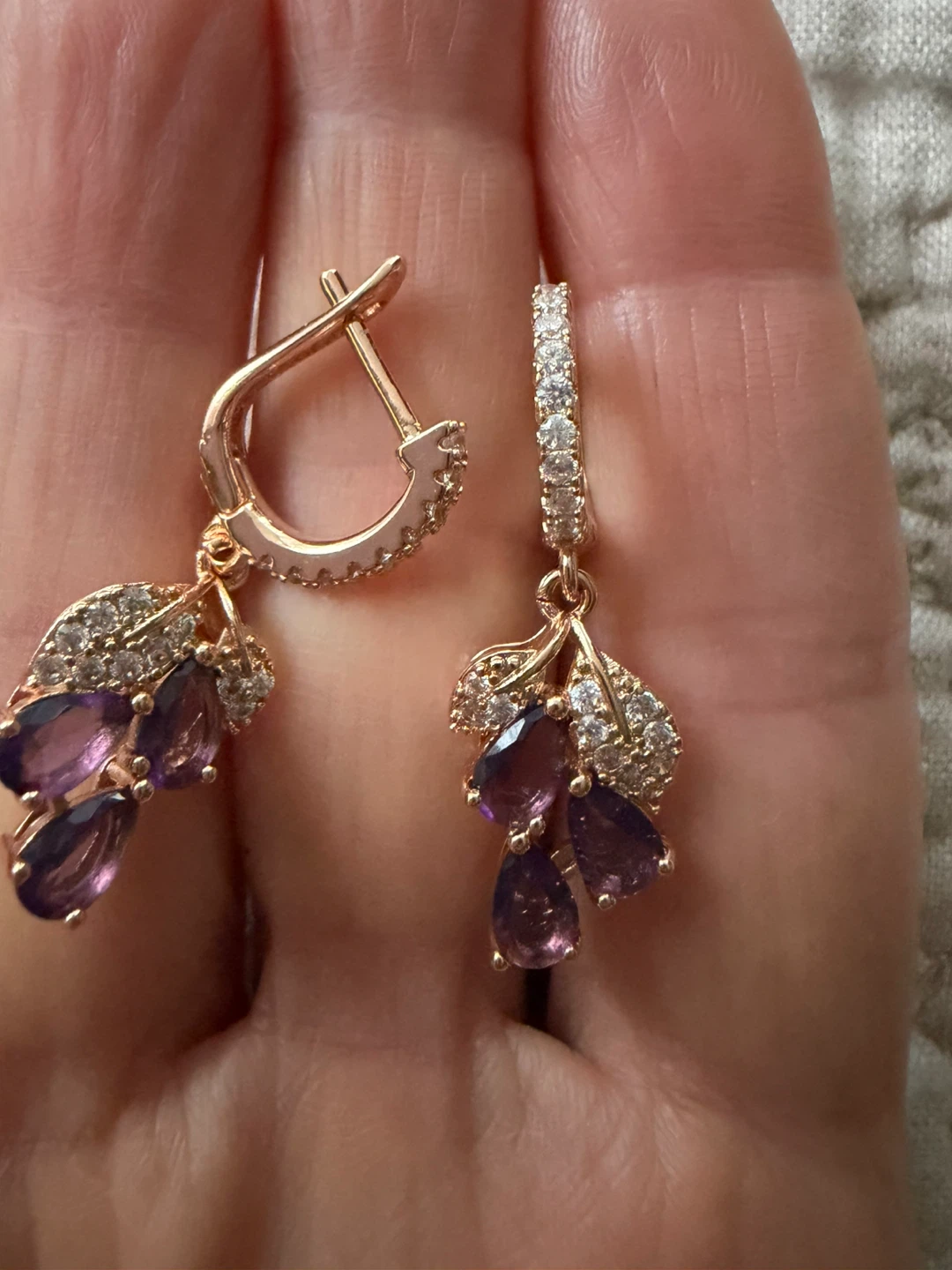 New 14k gemstone earrings