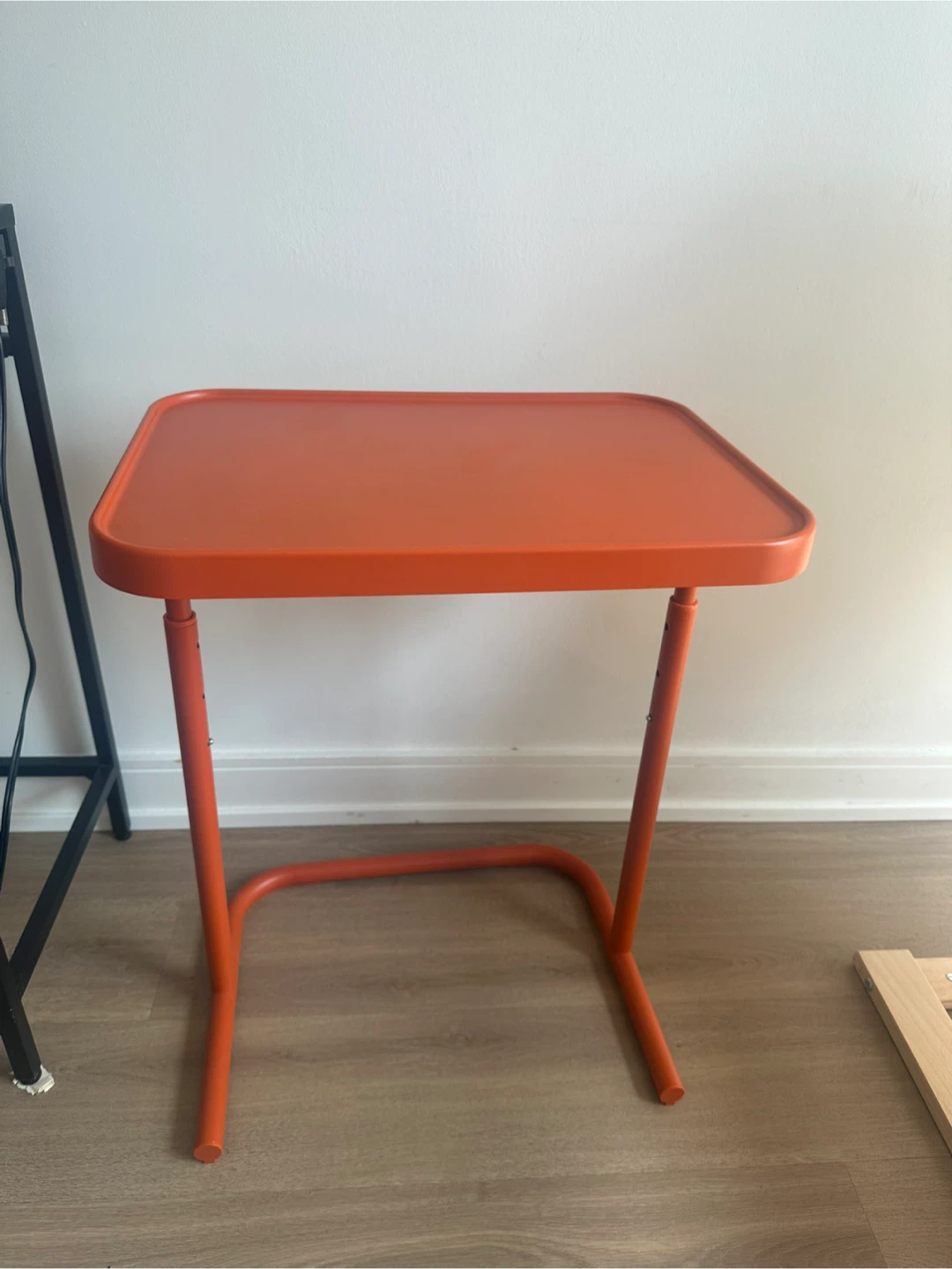 Ikea Adjustable Orange Laptop/Side Table