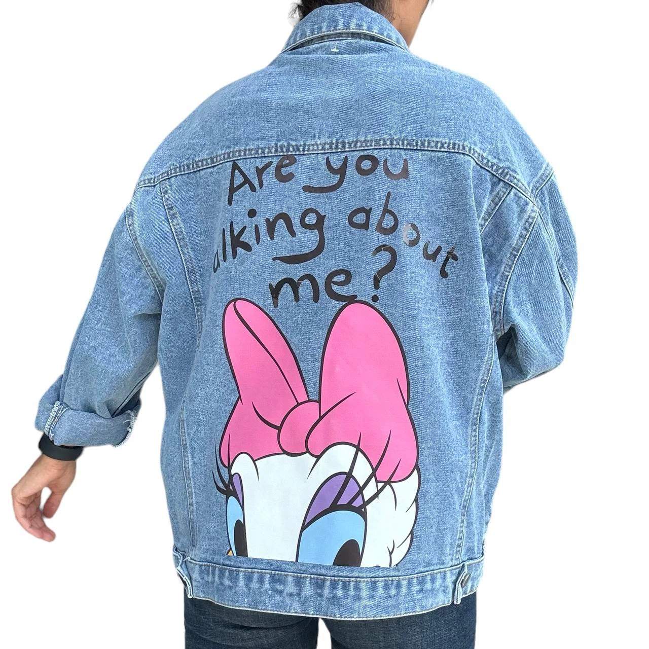 Denim Jacket with Daisy Duck Graphic - photo 2