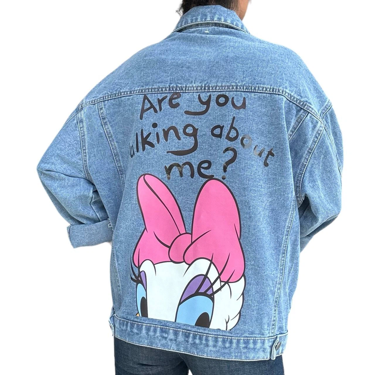 Denim Jacket with Daisy Duck Graphic - photo 3