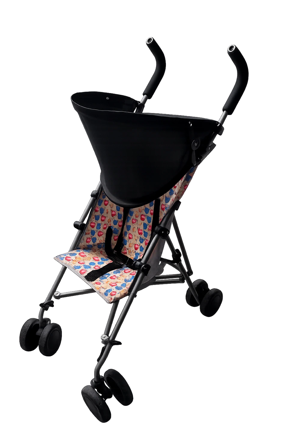 Lightweight Stroller with Patterned Seat