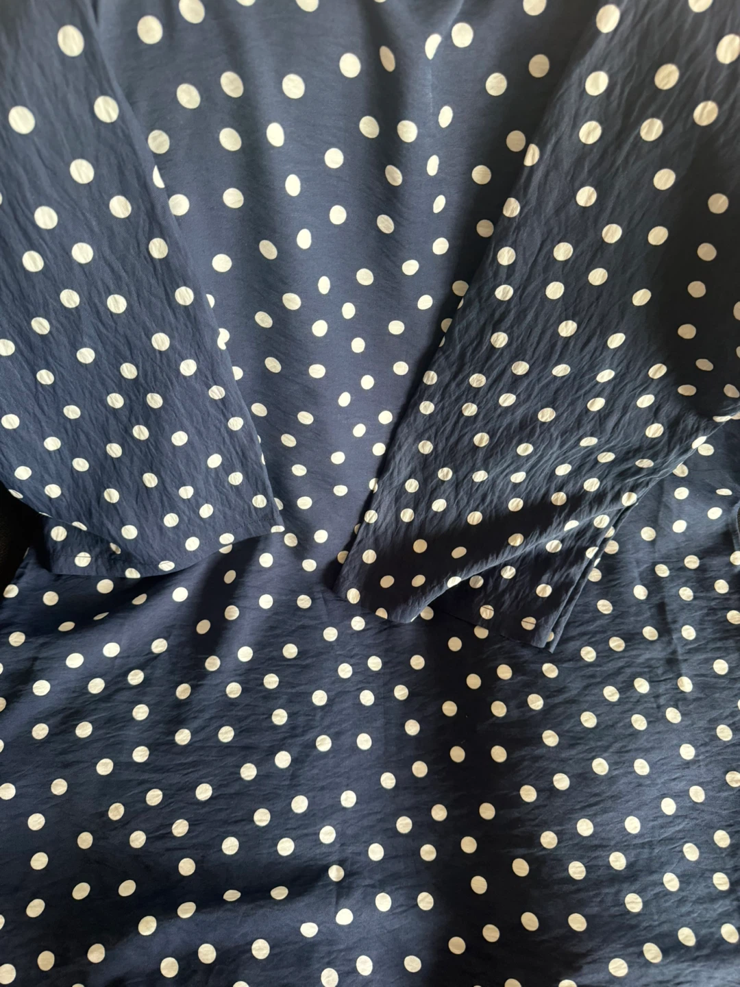 Navy Blue Polka Dot Shirt and pant - photo 2