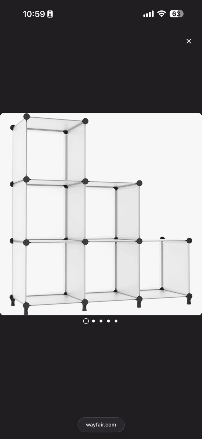 Modular Storage Cube Organizer