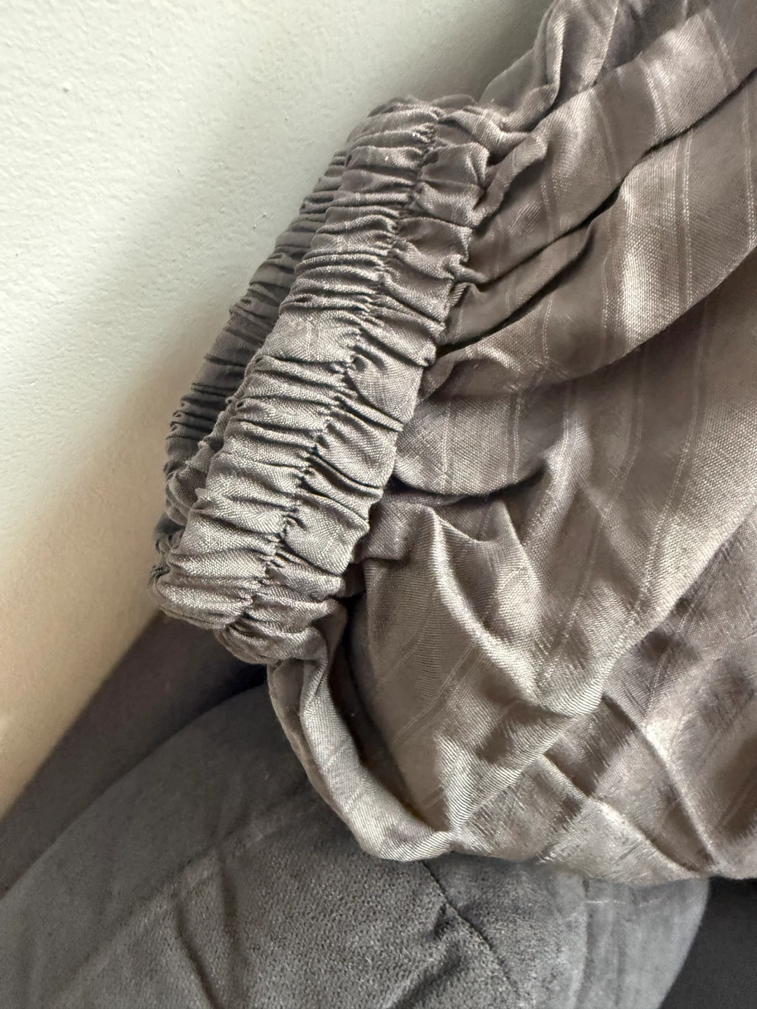 Grey striped long sleeve tunic and pant - photo 3