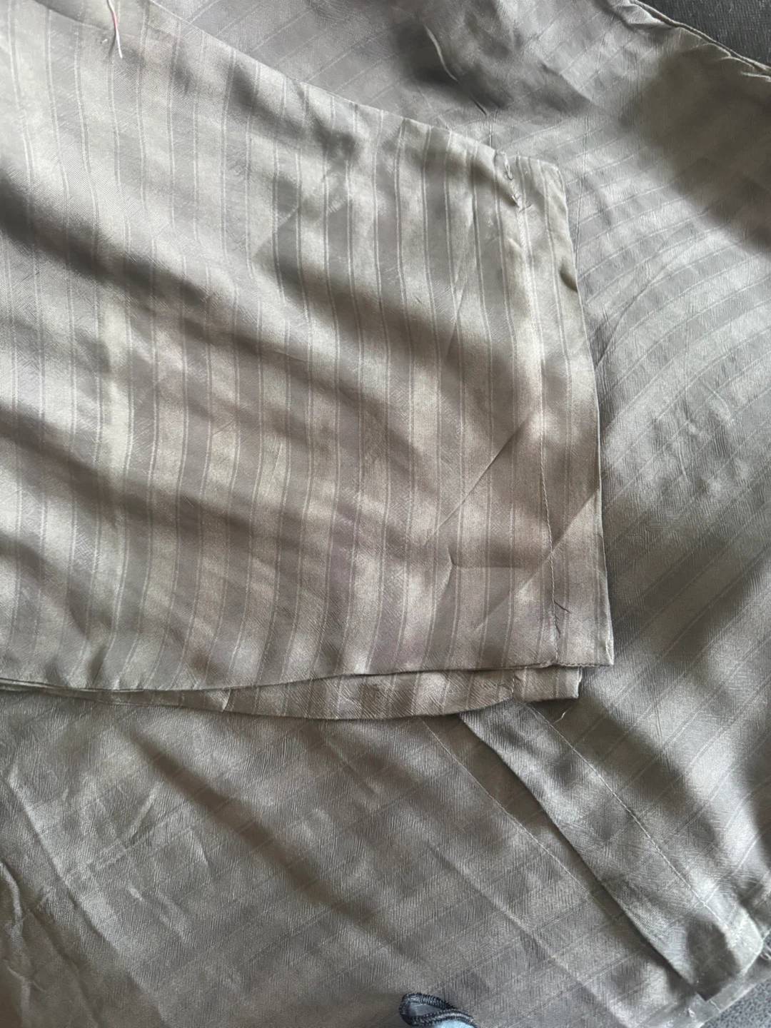Grey striped long sleeve tunic and pant - photo 4