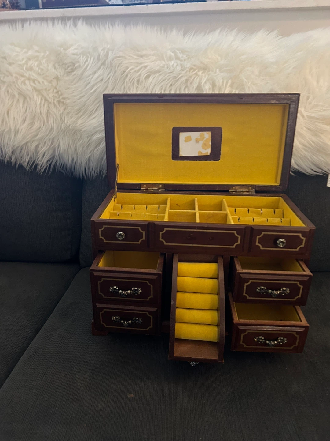 Wooden Jewellery Box musical - photo 2